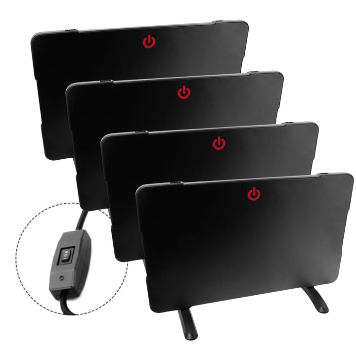 Farm Innovators 2-in-1 Radiant Coop Heater 200W & 50W Brooder Panel, 4 Pack