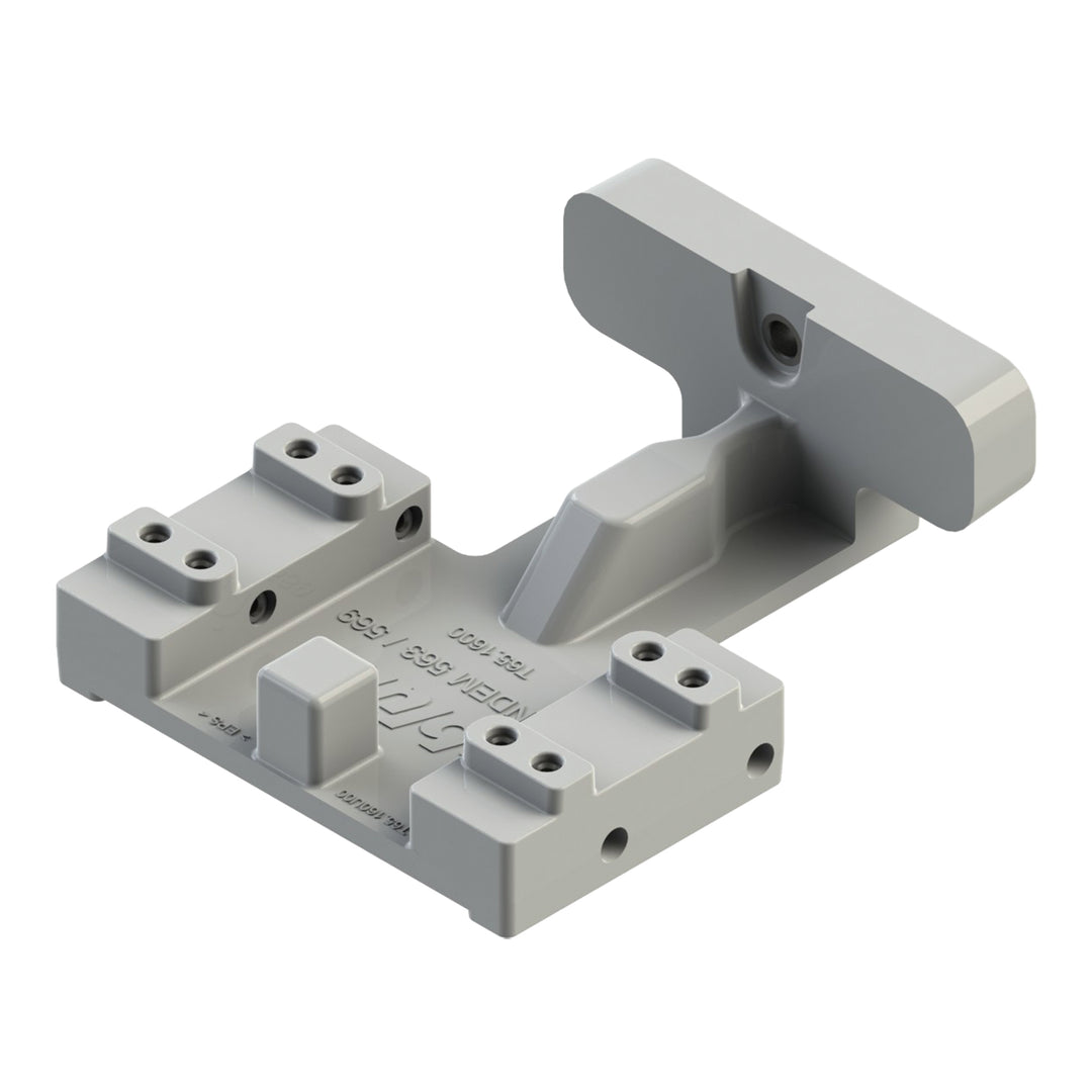 Blum Concealed Runner Drilling Template (Jig), Assembly Aid for Drawer Preparation with TANDEM plus BLUMOTION Undermount Runners, Light Gray