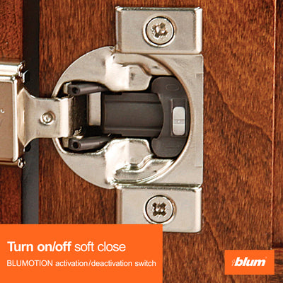Blum COMPACT BLUMOTION Hinge (1 Kit), Soft-Close Hinges for Cabinets (Used)