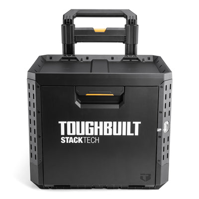 ToughBuilt StackTechRolling Locking Box, Tool Storage & Gear Organizer(Open Box)