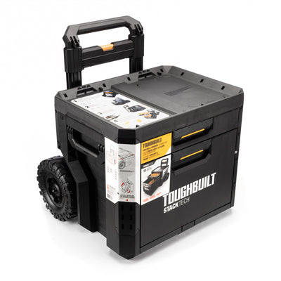 StackTech 2-Drawer Rolling Locking Box, Tool Storage & Gear Organizer (Open Box) - VMInnovations