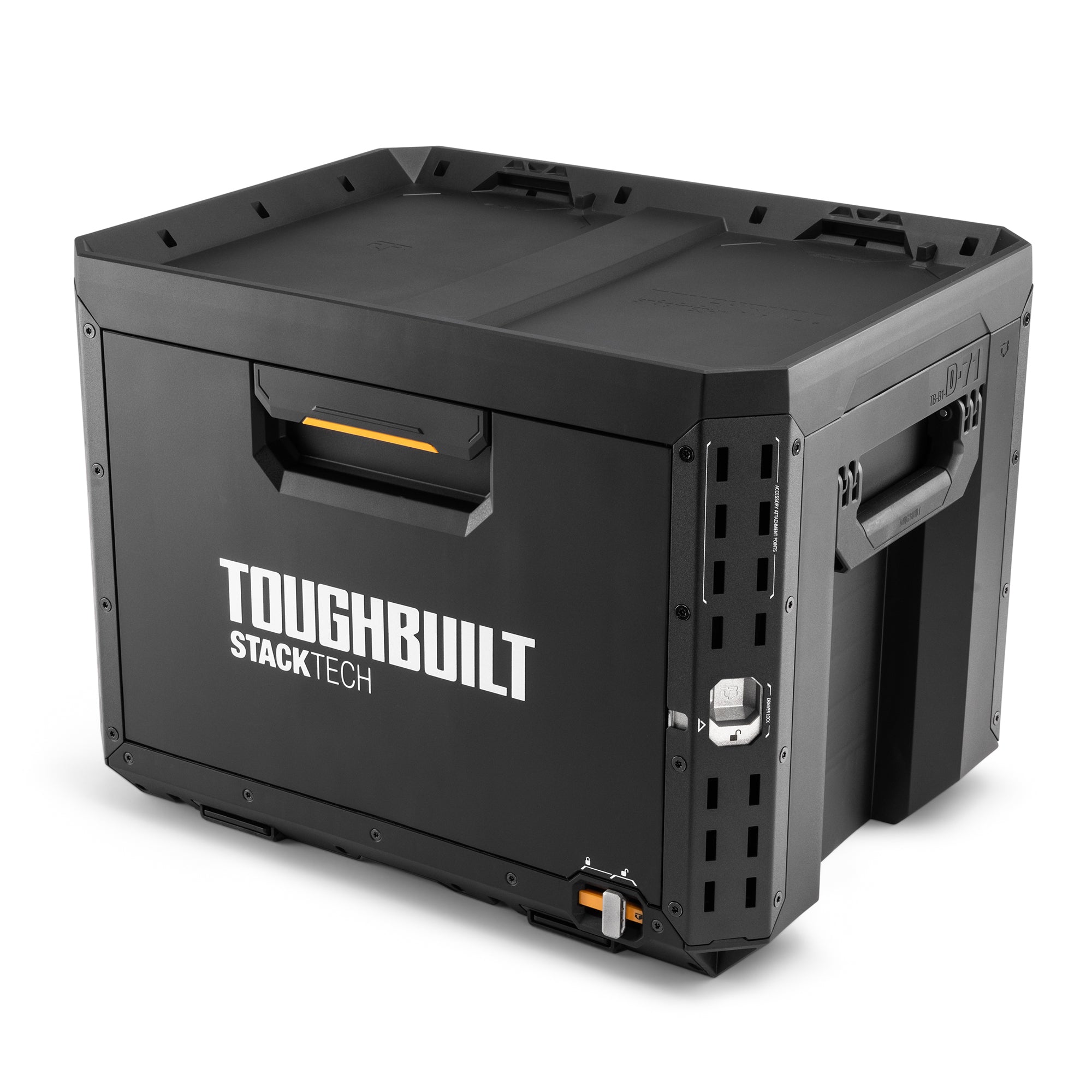 ToughBuilt StackTech 1-Drawer Locking Box, Plastic Storage Tool & Gear Organizer - VMInnovations