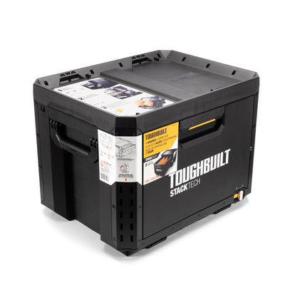 ToughBuilt StackTech 1-Drawer Locking Box, Plastic Storage Tool & Gear Organizer - VMInnovations