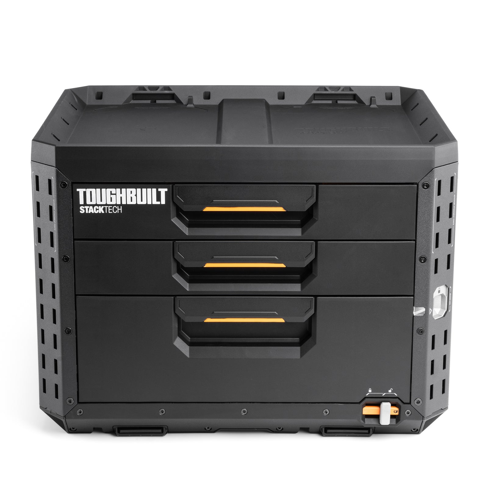 ToughBuilt StackTech 3-Drawer Locking Box, Plastic Storage Tool & Gear Organizer - VMInnovations