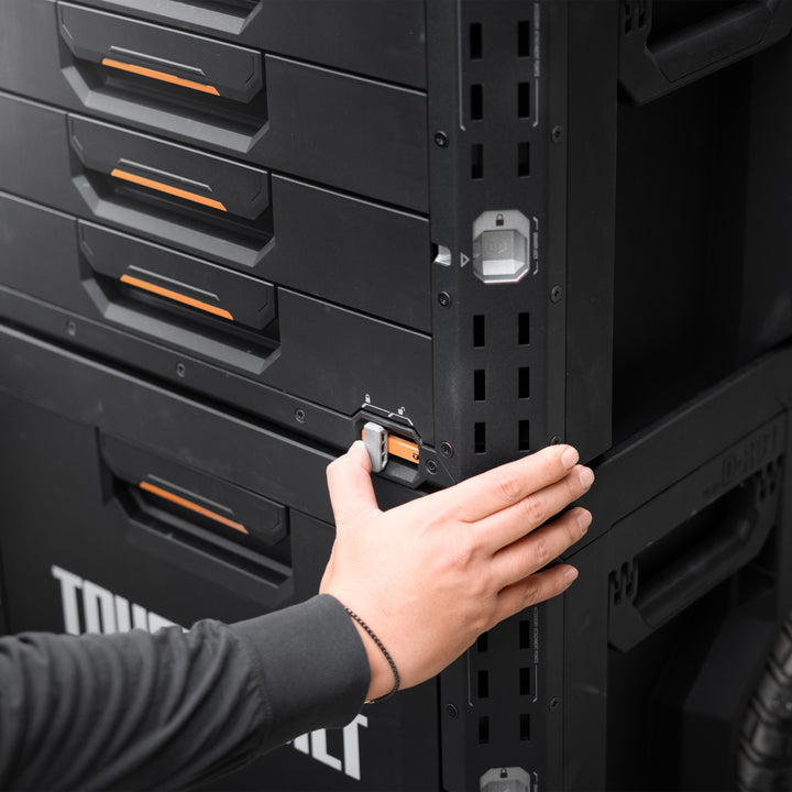 ToughBuilt StackTech 4-Drawer Locking Box, Plastic Storage Tool & Gear Organizer - VMInnovations