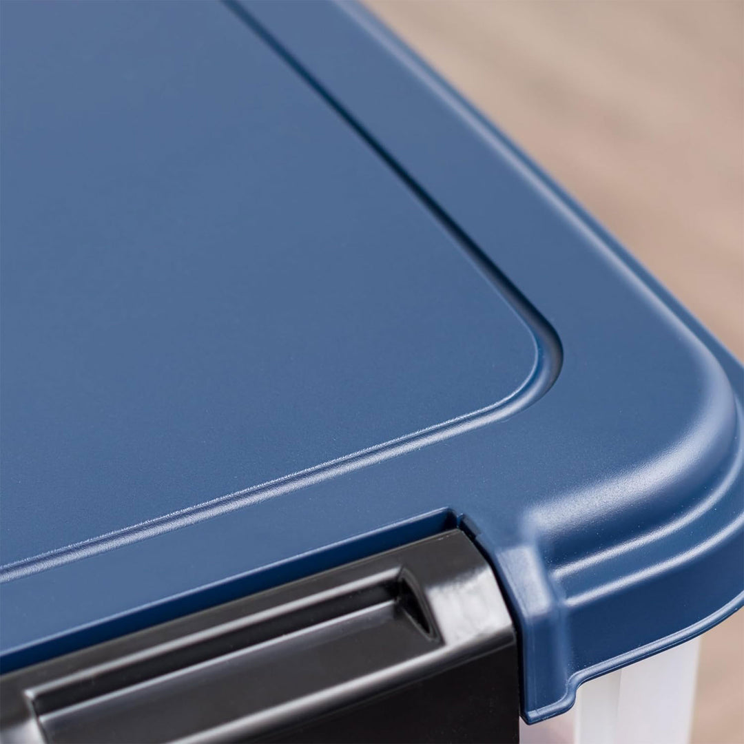 IRIS USA Pet Food Storage, Airtight Bin w/Attachable Wheels, 40 lbs (Open Box)