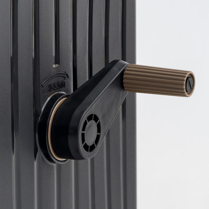 IRIS USA 49.2 Ft Retractable Hose Reel with Nozzle & Portable Storage Box, Black