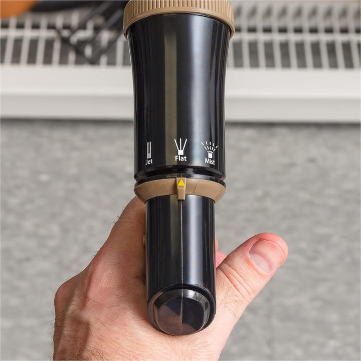 IRIS USA 49.2 Ft Retractable Hose Reel with Nozzle & Portable Storage Box, Black