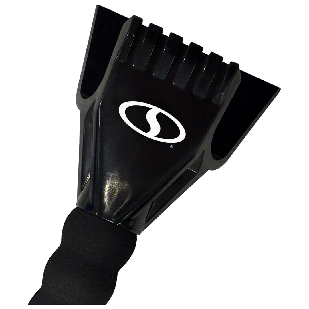 Snow Joe 2-in-1 Telescoping Snow Broom and Ice Scraper with Extendable Handle