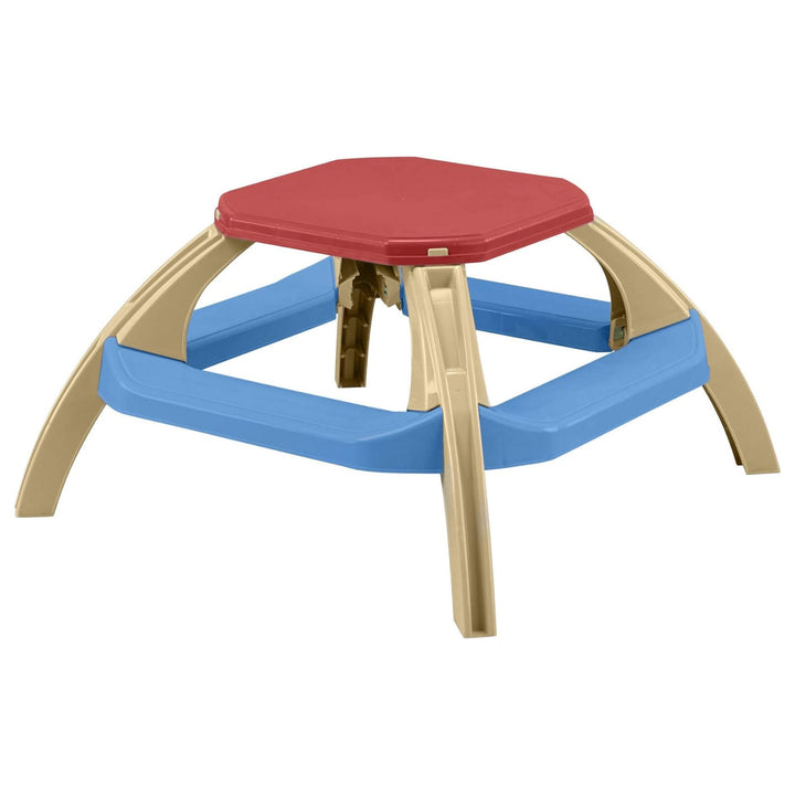 American Plastic Toys Picnic Table for Toddler Ages 18 Months and Up (Open Box)