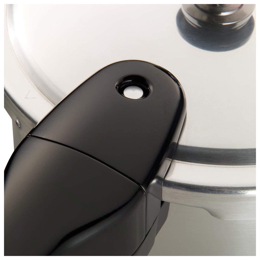 Presto 01264 6 Quart Aluminum Pressure Cooker, Regulator & Cover Lock, Silver