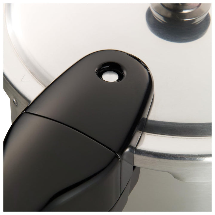 Presto 01264 6 Quart Aluminum Pressure Cooker, Regulator & Cover Lock, Silver