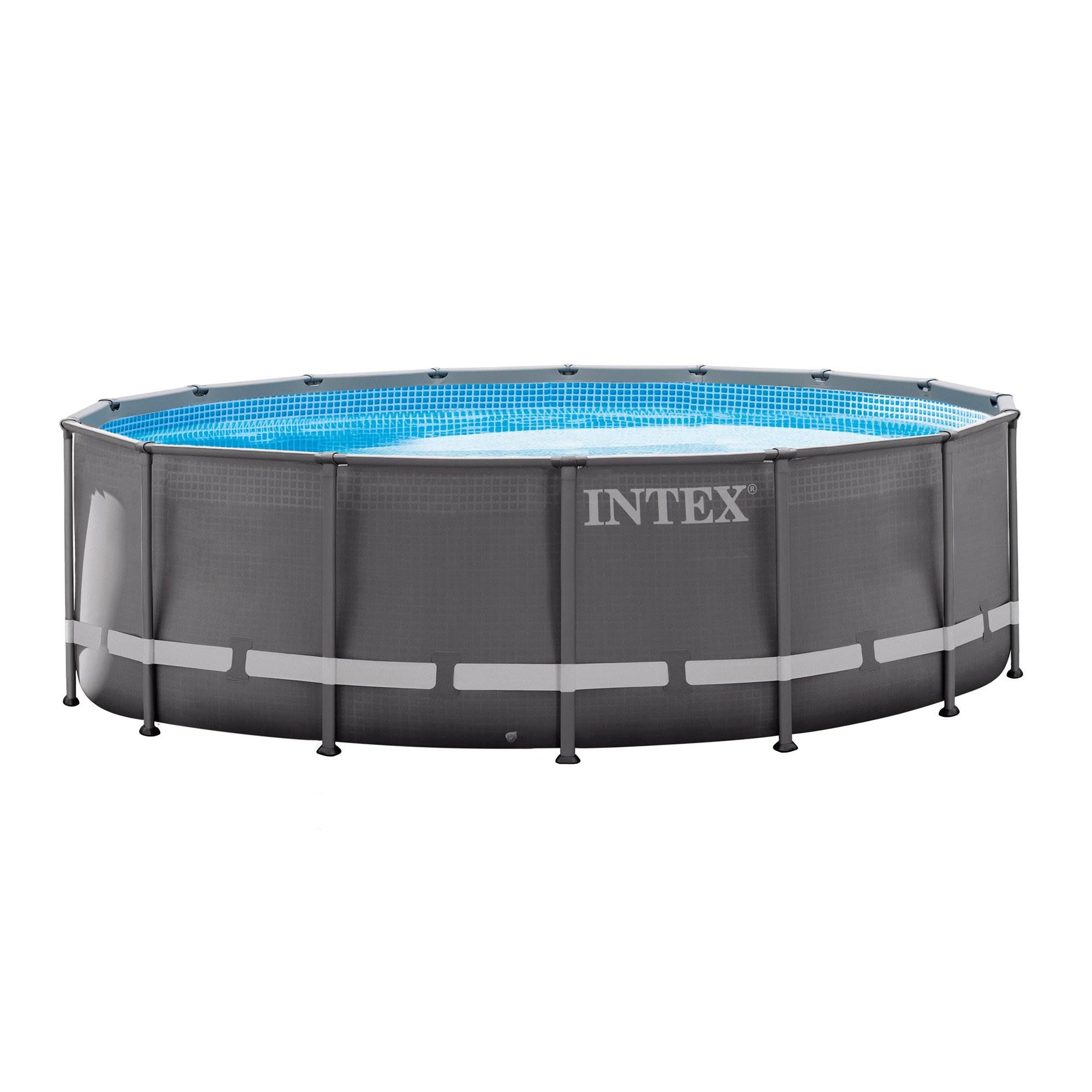 INTEX 16' x 48" Ultra Frame Swimming Pool Set w/ Sand Filter Pump (Open Box)