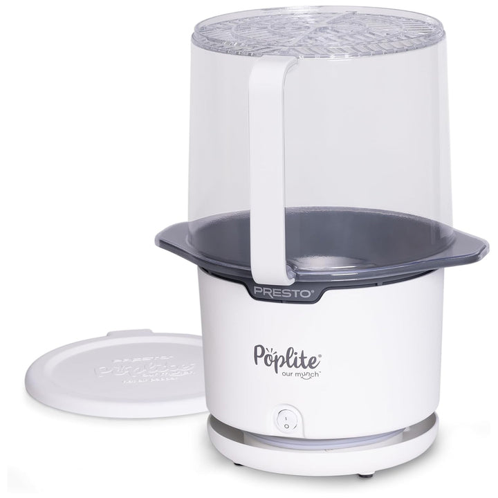 Presto 04812 PopLite Hot Air Popper Popcorn Maker for Home Kitchen, 15 Cups
