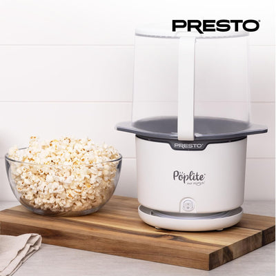 Presto 04812 PopLite Hot Air Popper Popcorn Maker for Home (Open Box)