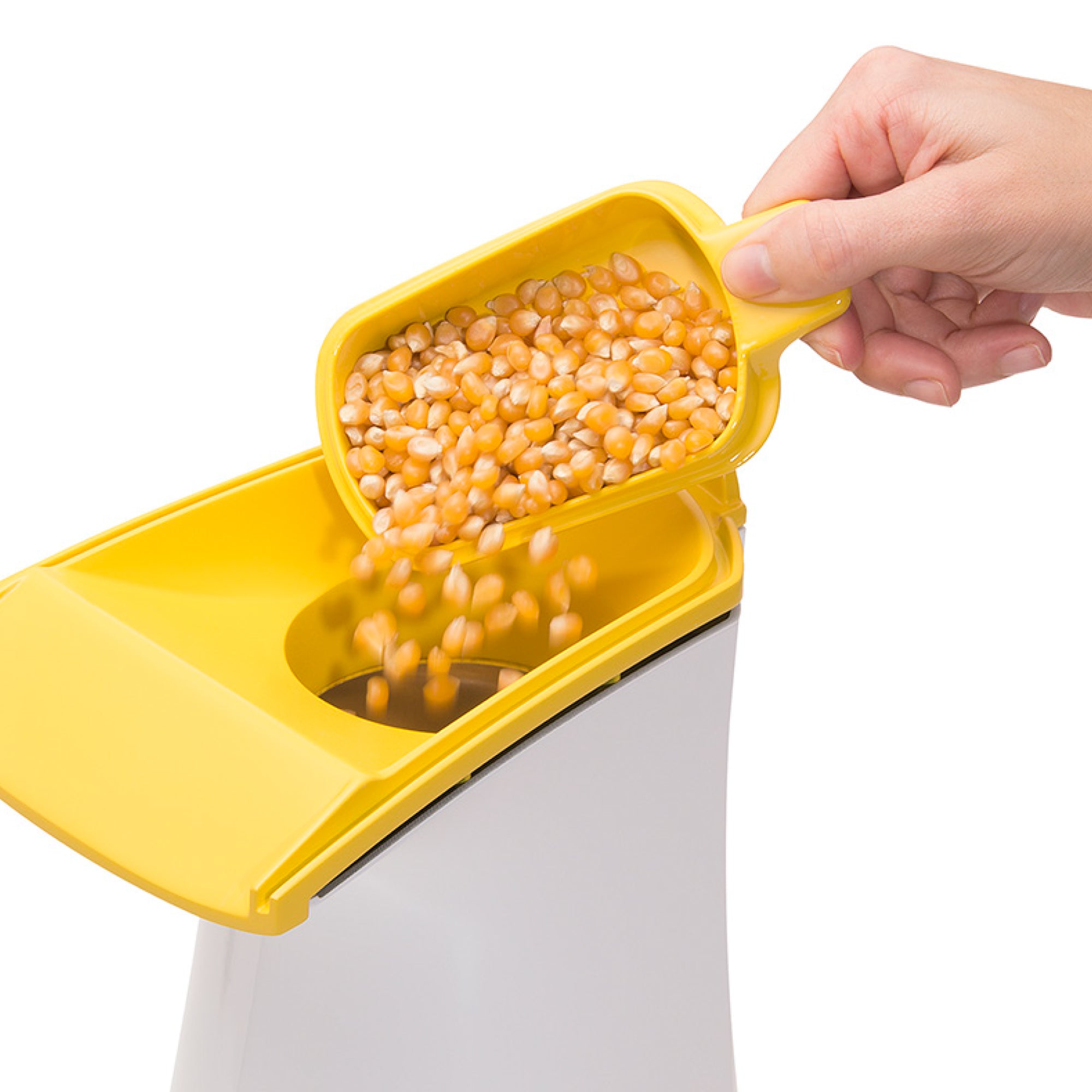 Presto PopLite Hot Air Corn Popper, Natural Quick Popcorn Maker, 18 Cups, Yellow - VMInnovations