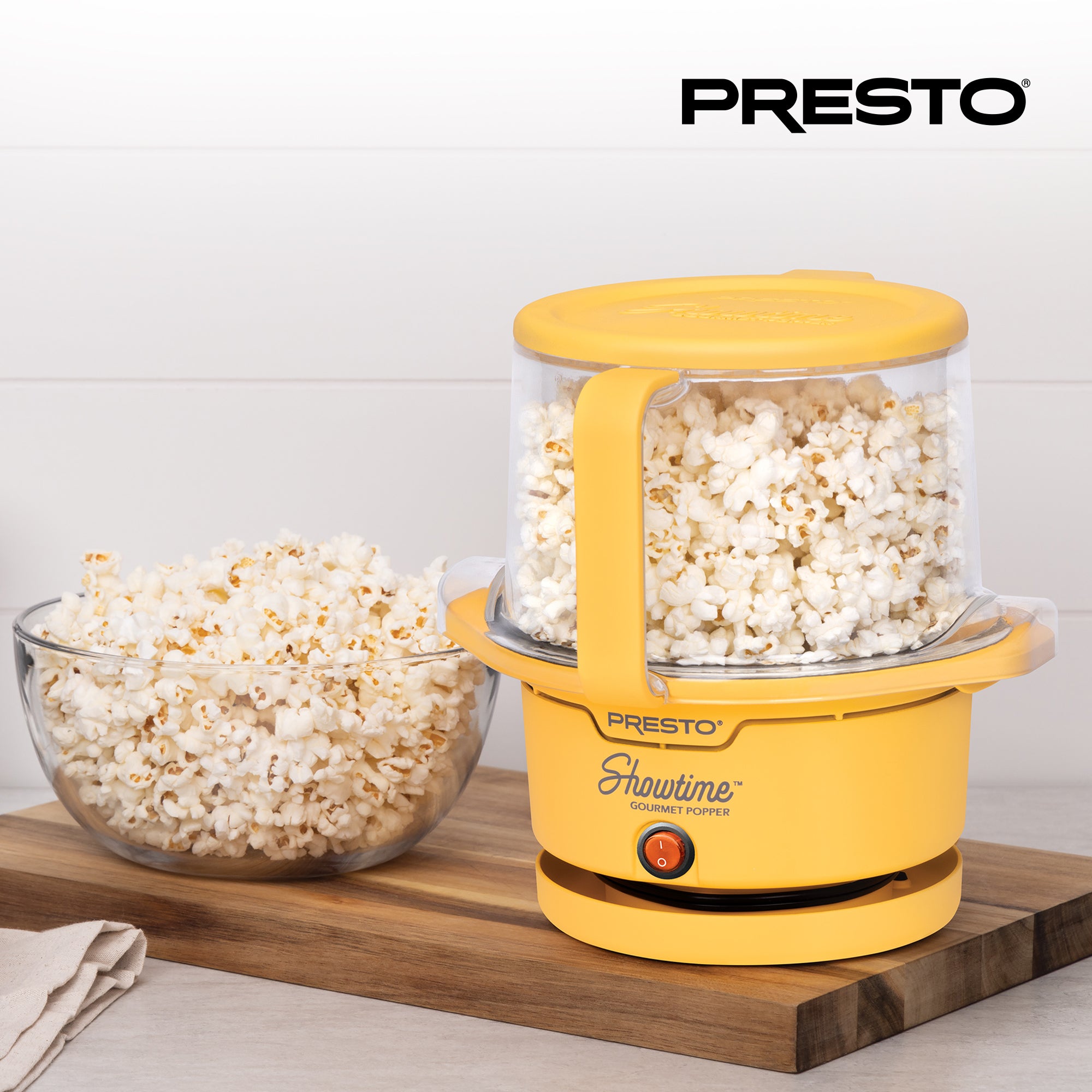 Presto Showtime Gourmet Popper, Nonstick Popcorn Maker, 12 Cups (Open Box)