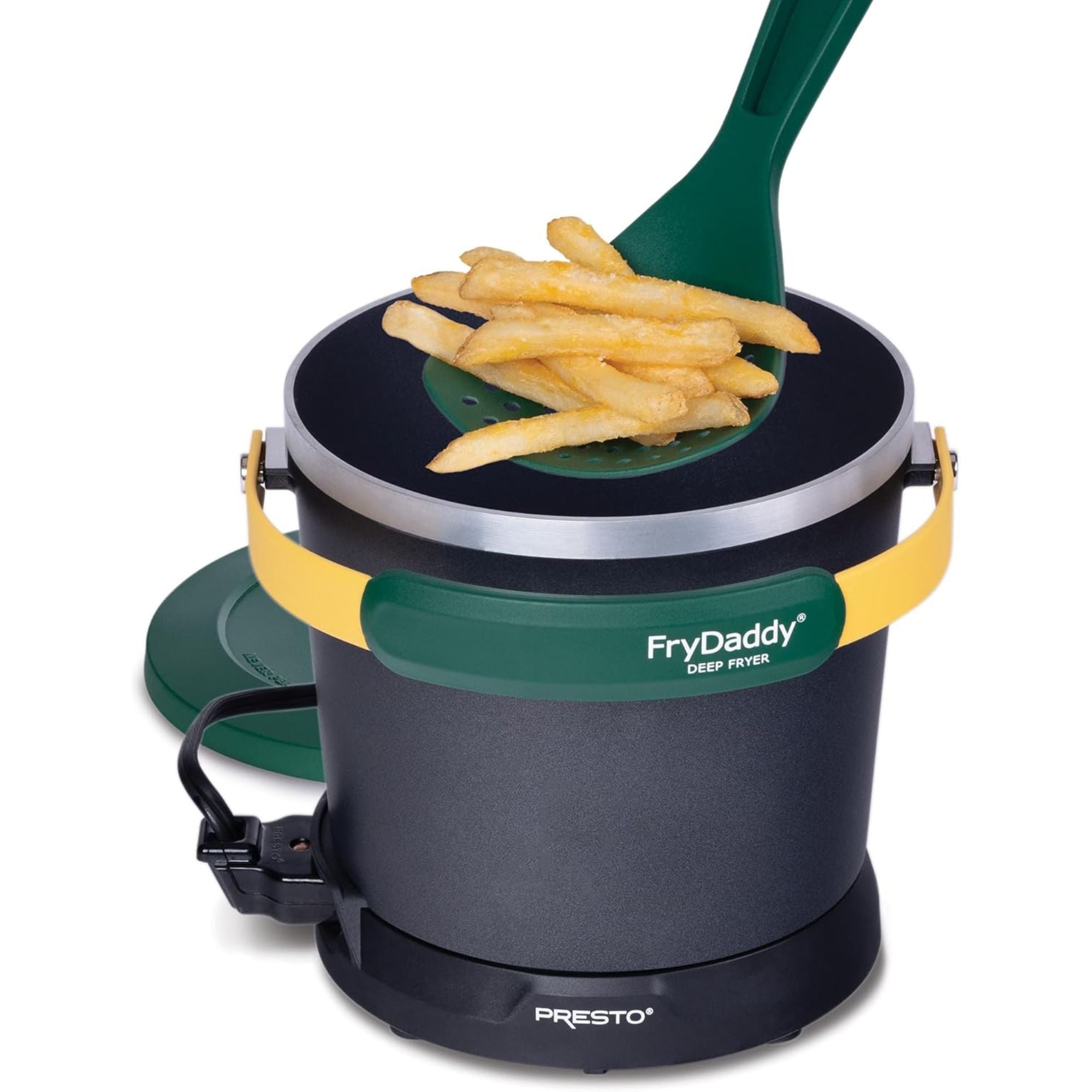 Presto FryDaddy Electric Deep Fryer, Ceramic Nonstick, 4-Cup Oil Capacity, Multi - VMInnovations
