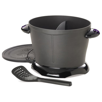 Presto DualDaddy Electric Deep Fryer with Divider, Ceramic Nonstick (Open Box)