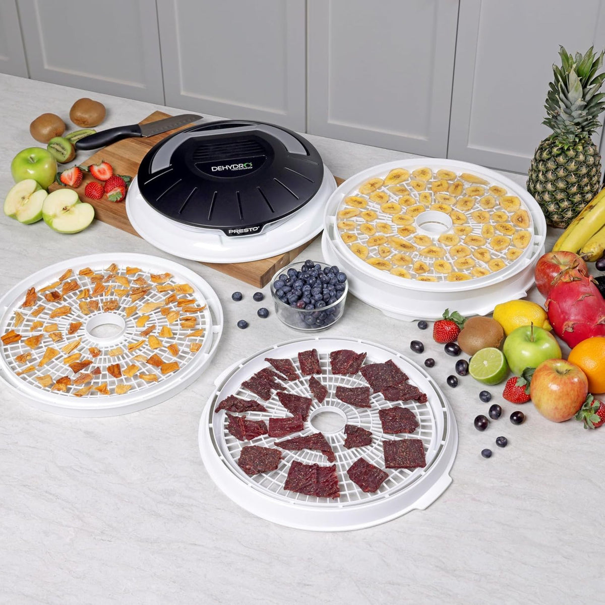 Presto Dehydro Electric Food Dehydrator, Expandable Dryer Machine(Open Box)