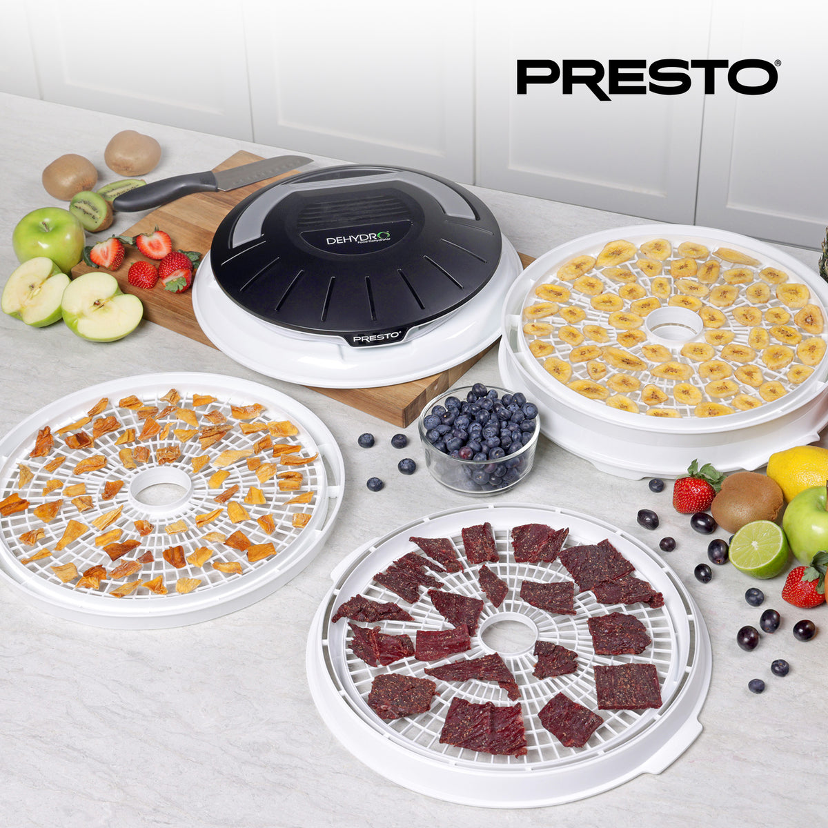 Presto Round Add-on Nesting Trays for Select Dehydro Food Dehydrators (Open Box)