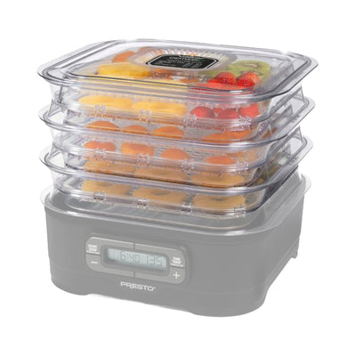 Presto Square Add-on Nesting Trays for Select Dehydro Food Dehydrators, Set of 2 - VMInnovations