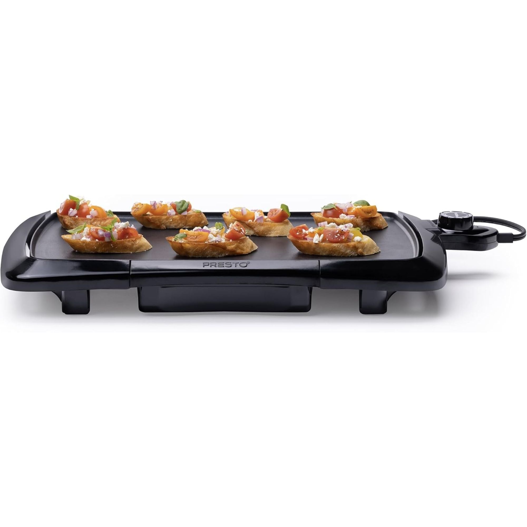 Presto Cool-Touch Electric Griddle, 10.5" x 16" Ceramic Nonstick Flat Top Grill (Used)