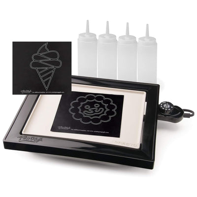 Presto PanGogh Electric Griddle w/ Batter Bottles & Template, Nonstick Flat Top - VMInnovations