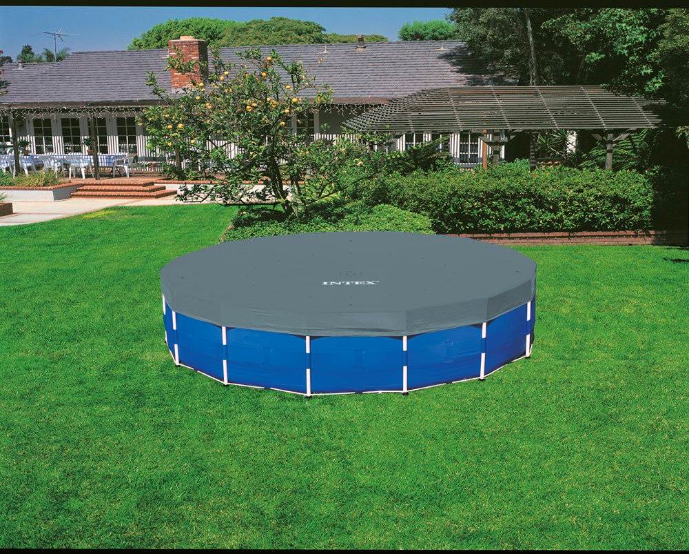 Intex 15' x 48" Metal Frame Swimming Pool Set w/ 1000 Pump | 28235EH (Used)
