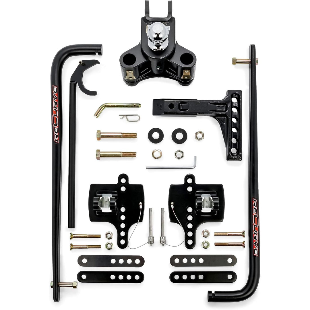 Camco Eaz-Lift ReCurve R6 1200Lb Weight Distribution Hitch, Sway Control, 48734