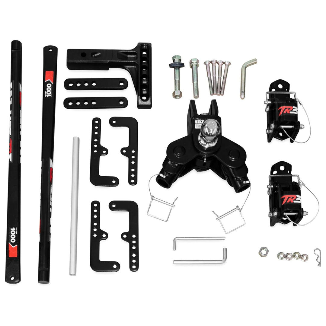 Camco Eaz-Lift TR3 1000Lb Weight Distribution Hitch Kit with Sway Control, 48900