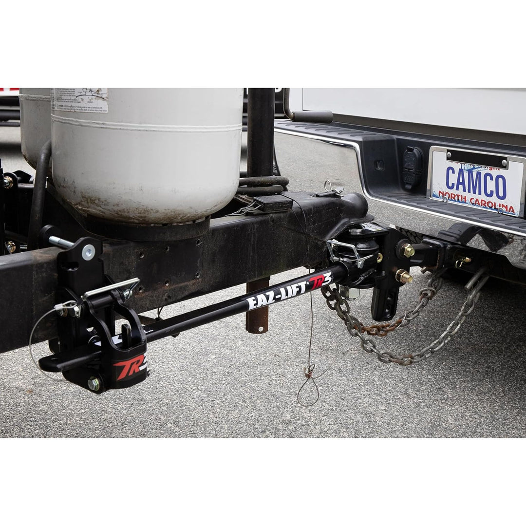 Camco Eaz-Lift TR3 800Lb Weight Distribution Hitch Kit with Sway Control, 48904