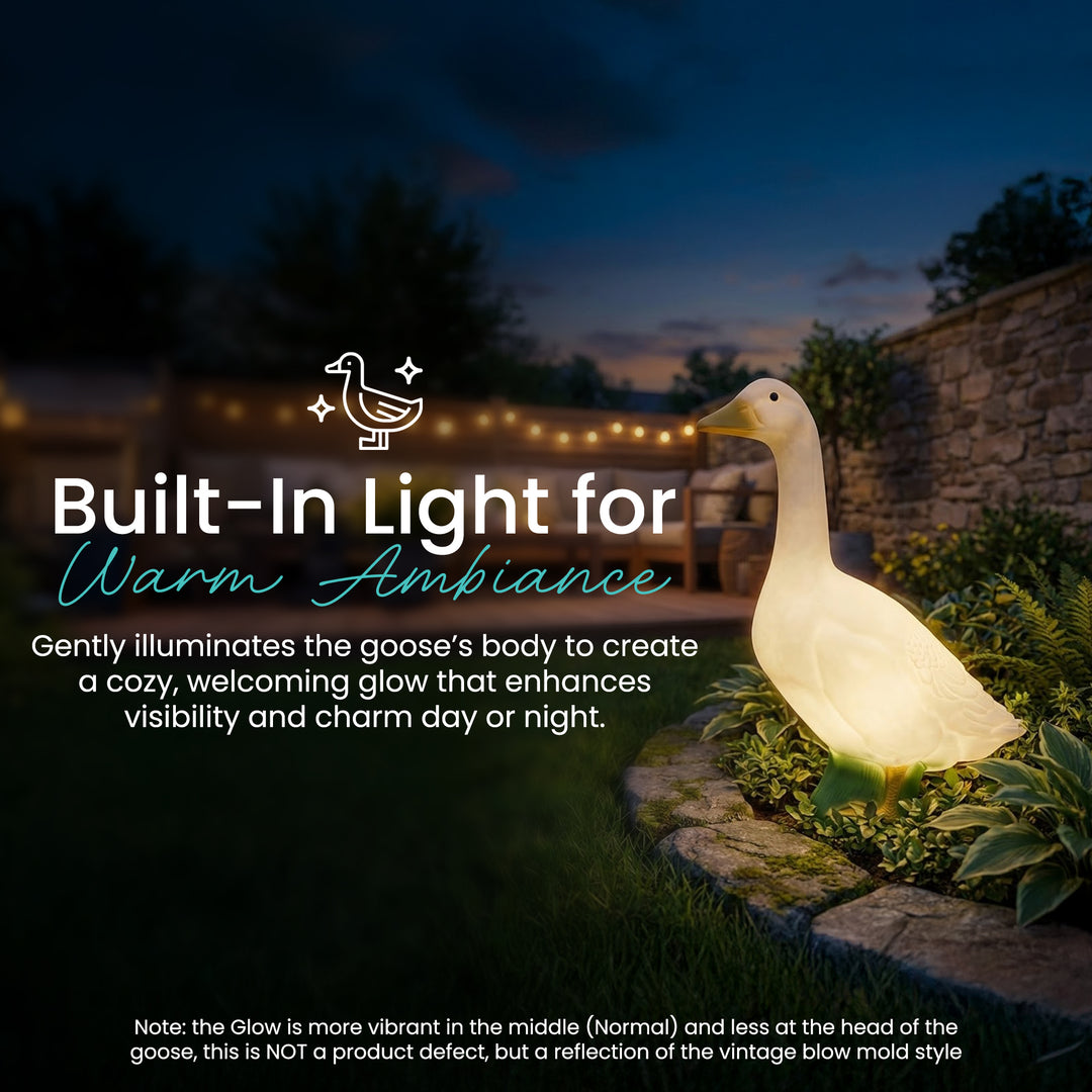 Union Products Light Up Wild Goose Outdoor Lawn and Garden Statue, 23" Tall