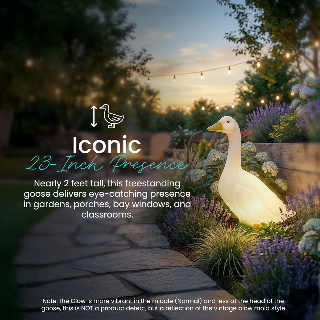 Union Products Light Up Wild Goose Outdoor Lawn and Garden Statue, 23" Tall