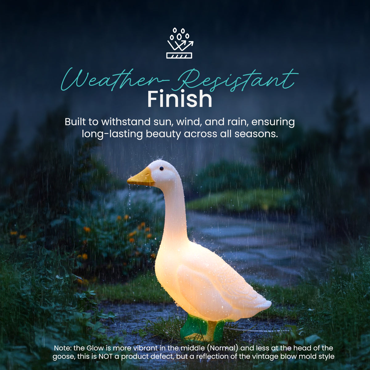 Union Products Light Up Wild Goose Outdoor Lawn and Garden Statue (Used) - VMInnovations