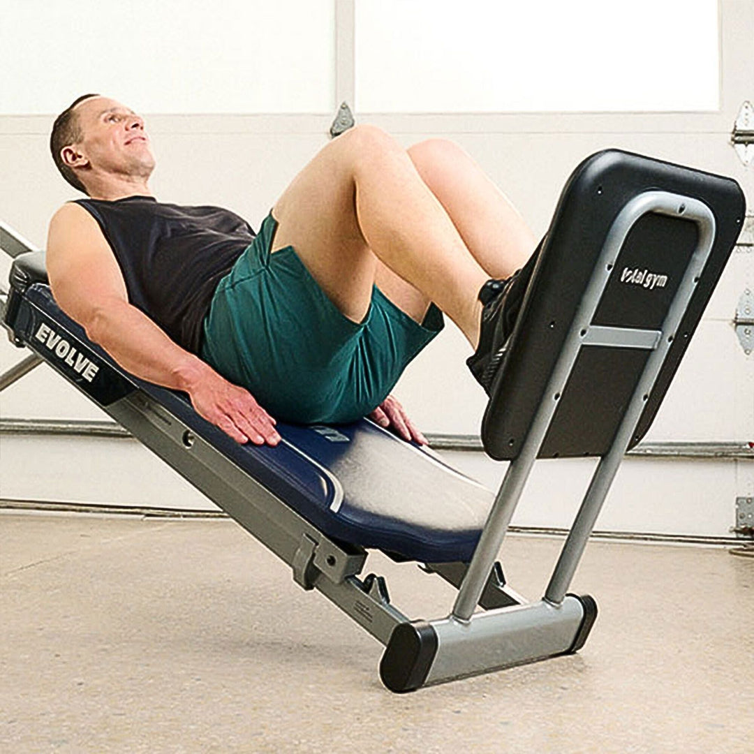 Total Gym Deluxe Squat Stand w/ Large Platform for Home Gym Lower Body Training - VMInnovations