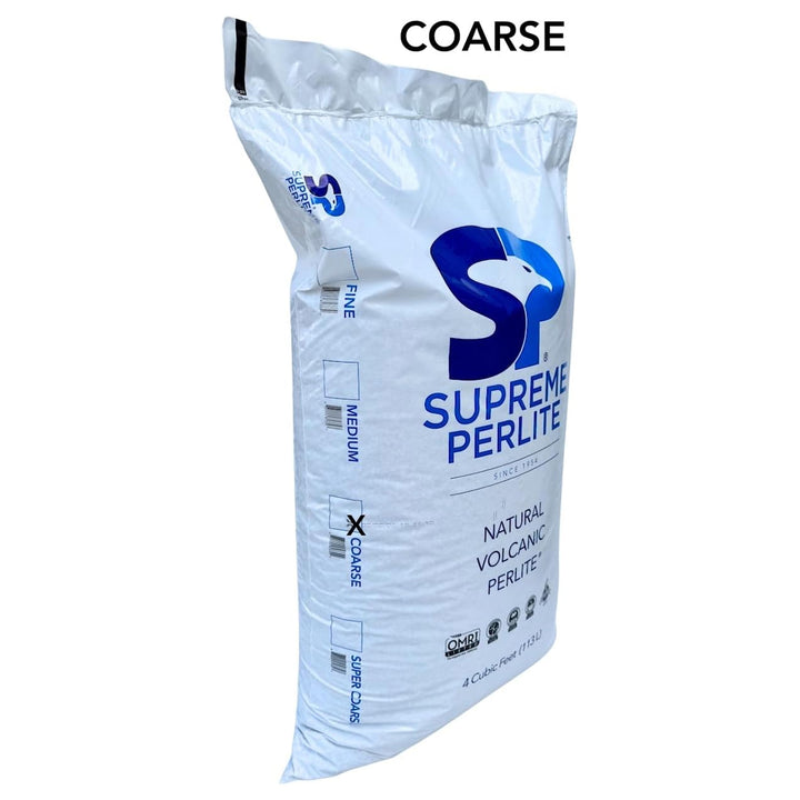 Supreme Perlite Coarse Horticultural Perlite for Potting Soil Mixes, 4 Cu Ft Bag