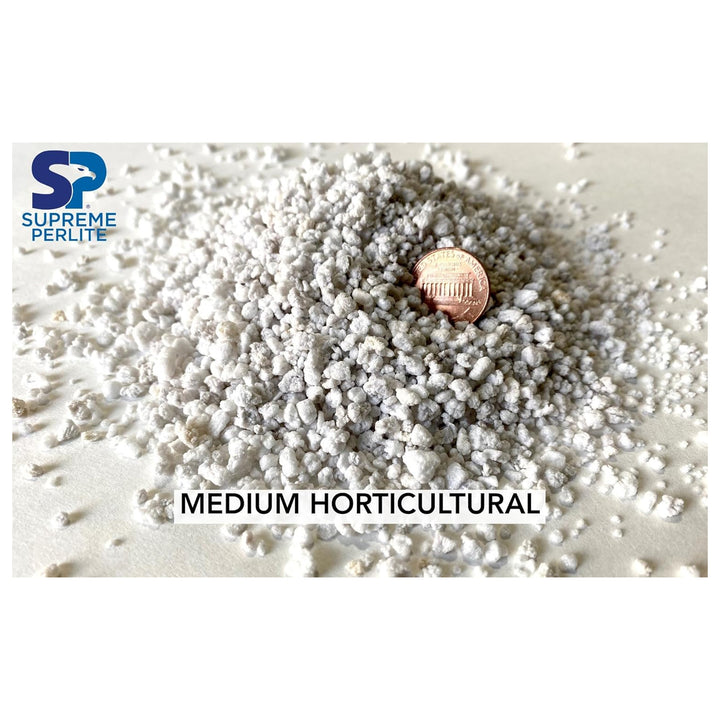 Supreme Perlite Medium Horticultural Perlite for Potting Soil Mixes, 4 Cu Ft Bag