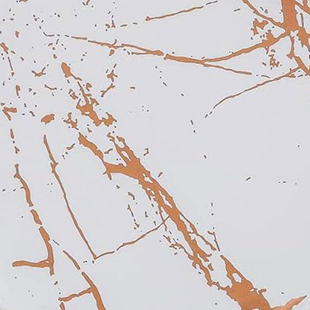 Stone Lain Zora Porcelain 4 Piece Dinner Plate Set, Serving Dishes, White