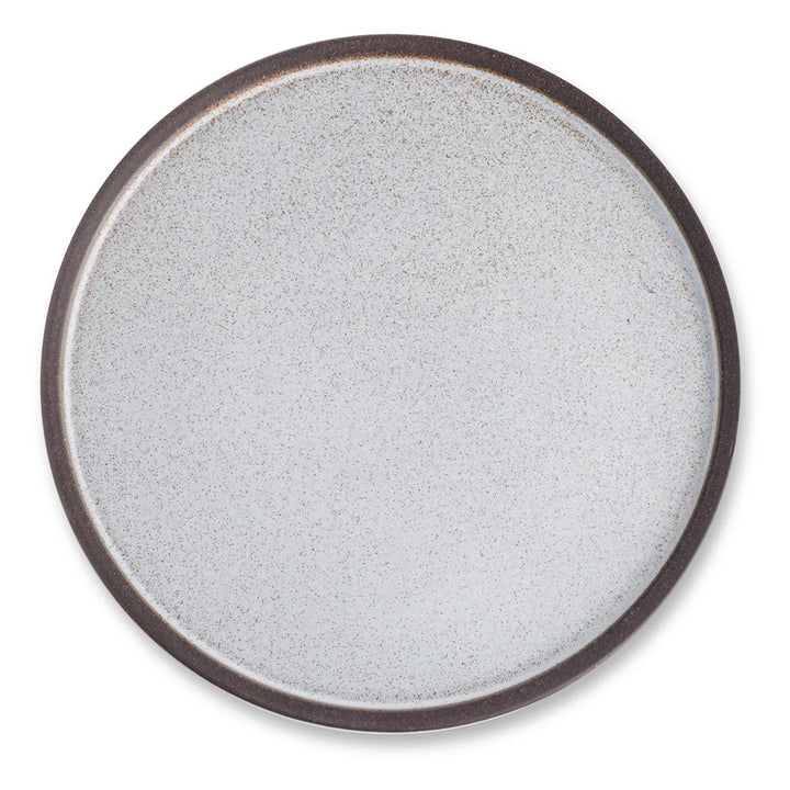 Stone Lain 4 Piece Vince Rustic Stoneware 11" Dinner Plate Set, Grey and White