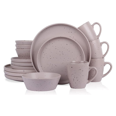 Stone Lain Jade Stoneware 16 Piece Dinnerware Set with Service for 4 (Open Box)