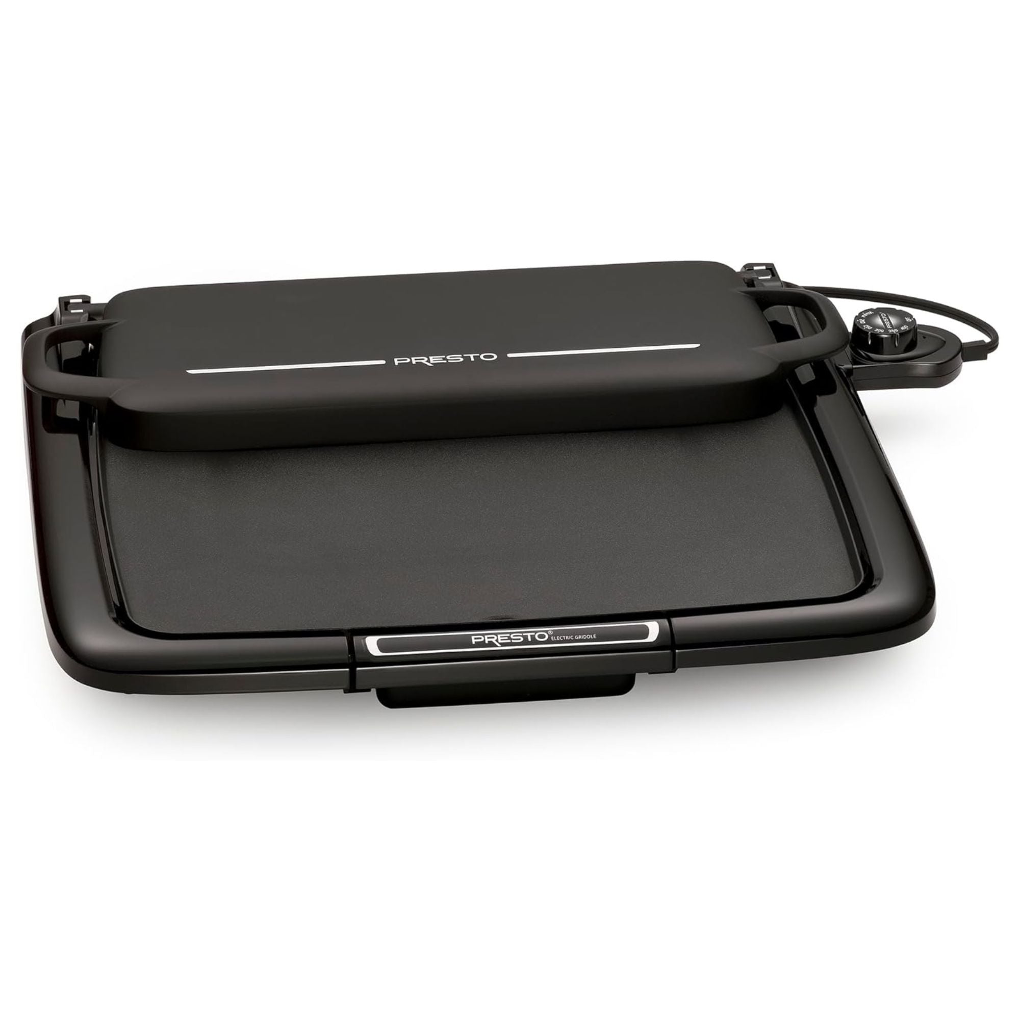 Presto XL Cool-Touch Electric Griddle w Warming Tray, Ceramic Nonstick(Open Box) - VMInnovations
