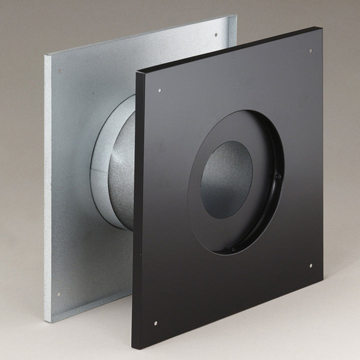 DuraVent 3" Diameter Stainless Steel Wall Thimble for Multi-Fuel Stoves, Grey - VMInnovations