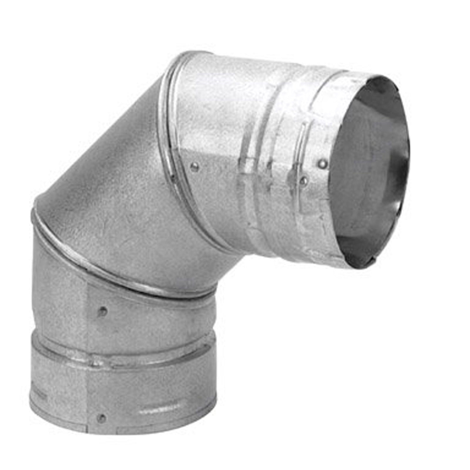 DuraVent PelletVent 3 Inches Stainless Steel 90 Degree Elbow Stove Pipe, Grey - VMInnovations