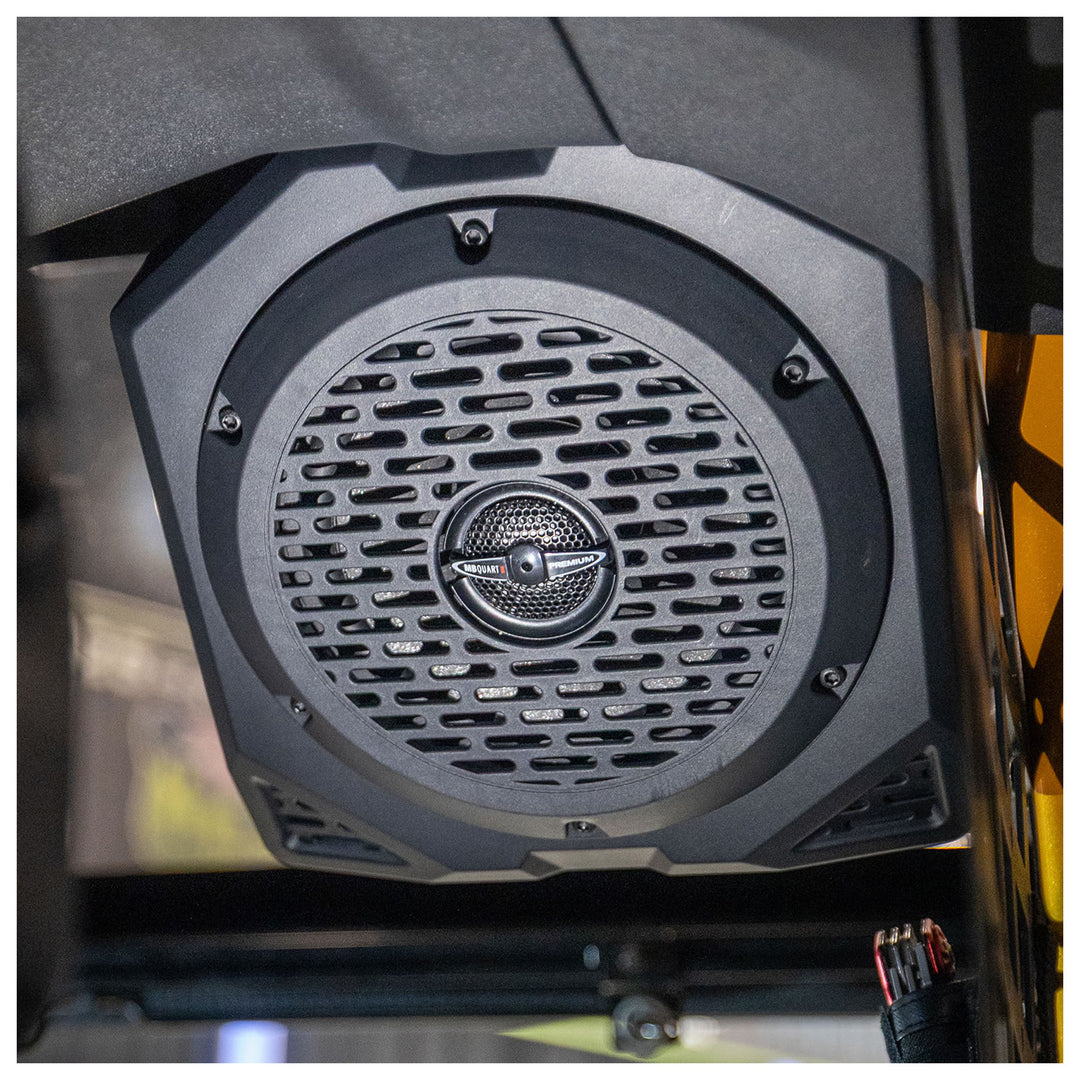 MB Quart Rear Coaxial Speakers Upgrade for 21-24 Ford Bronco, 6.5" Speaker Pods