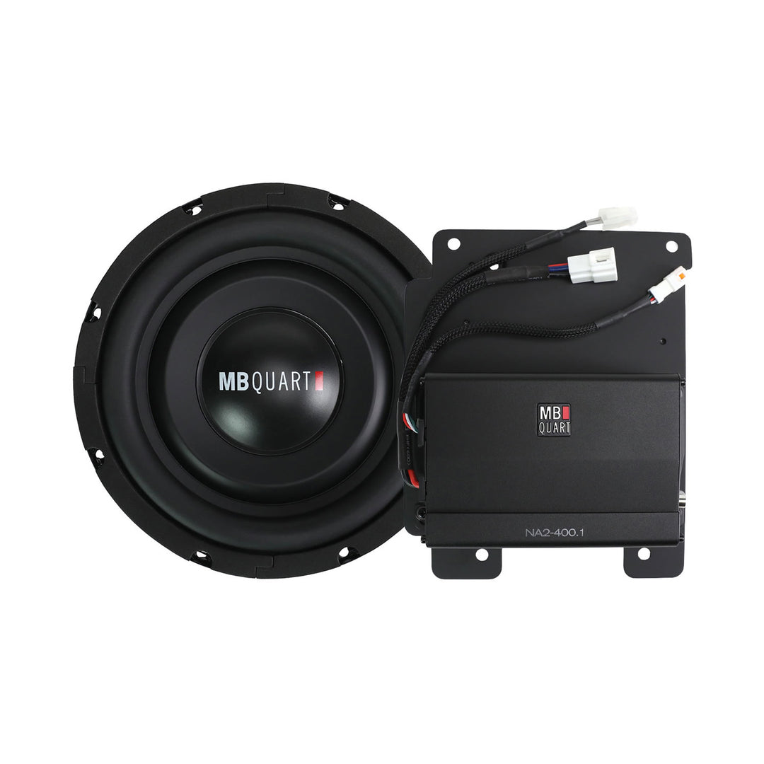 MB Quart 8" Subwoofer Upgrade for 21-24 Ford Bronco, Tuned Audio Package, 400W