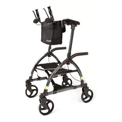 LifeWalker UPWalker Large Original Upright Rollator Walker w/ Seat for Seniors - VMInnovations