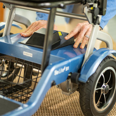 Journey So Lite Folding Power Scooter, Lightweight, 5 mph Max Adjustable Speed - VMInnovations