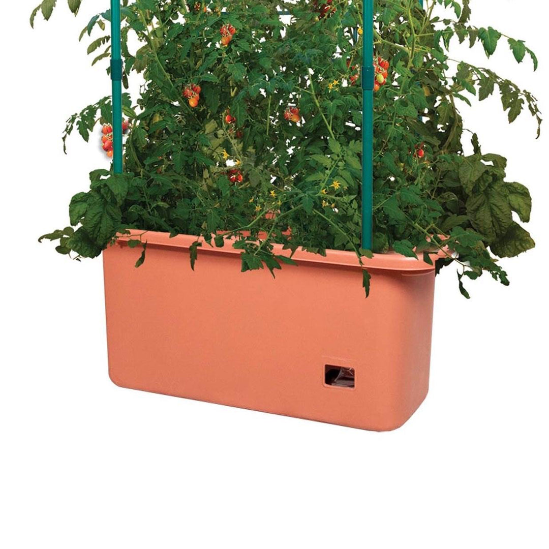 Hydrofarm GCTR 10 Gal Tomato Garden Planting System & 4' Trellis Tower on Wheels