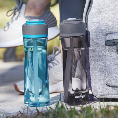 Contigo Ashland 2.0 Camping Water Bottle with AUTOSPOUT Lid, 24 Ounces, Sake (Open Box)